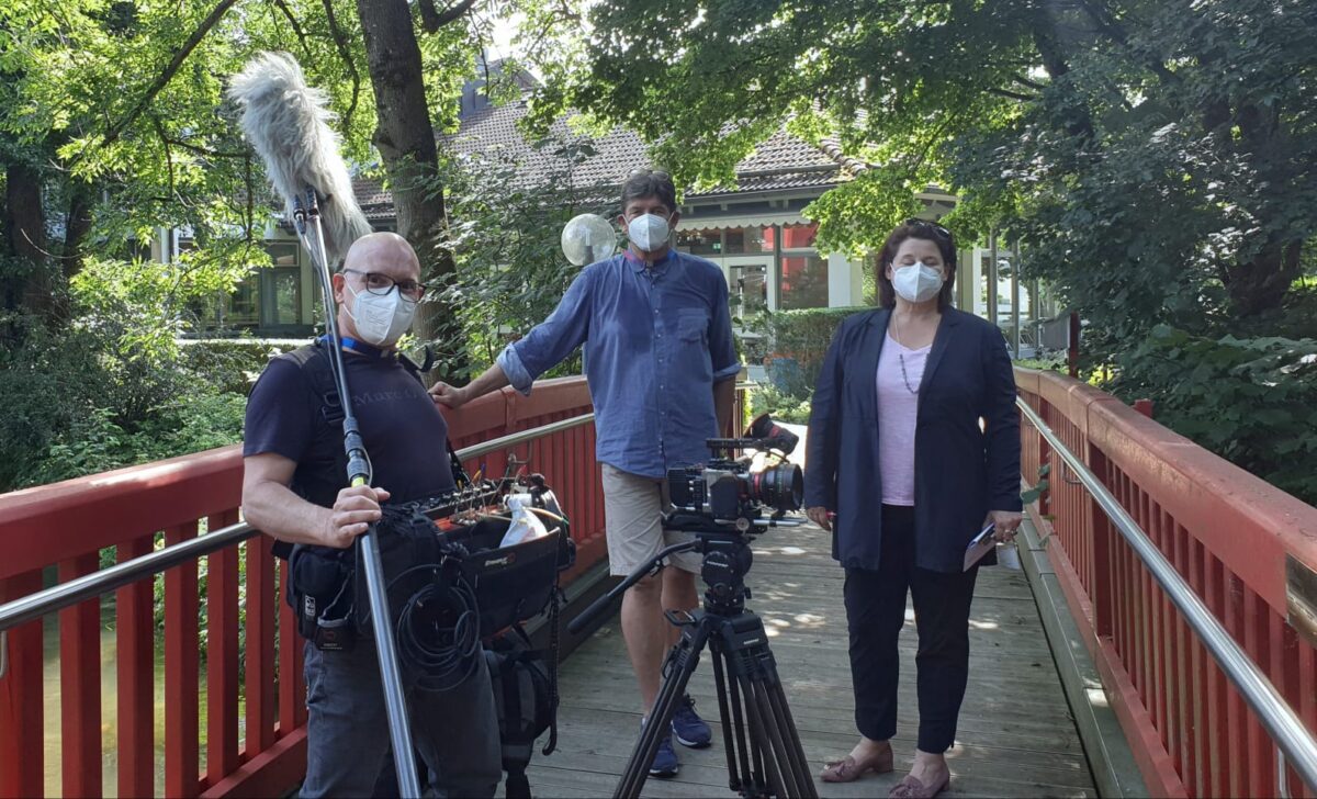 Würmbrücke auf dem Webasto-Gelände